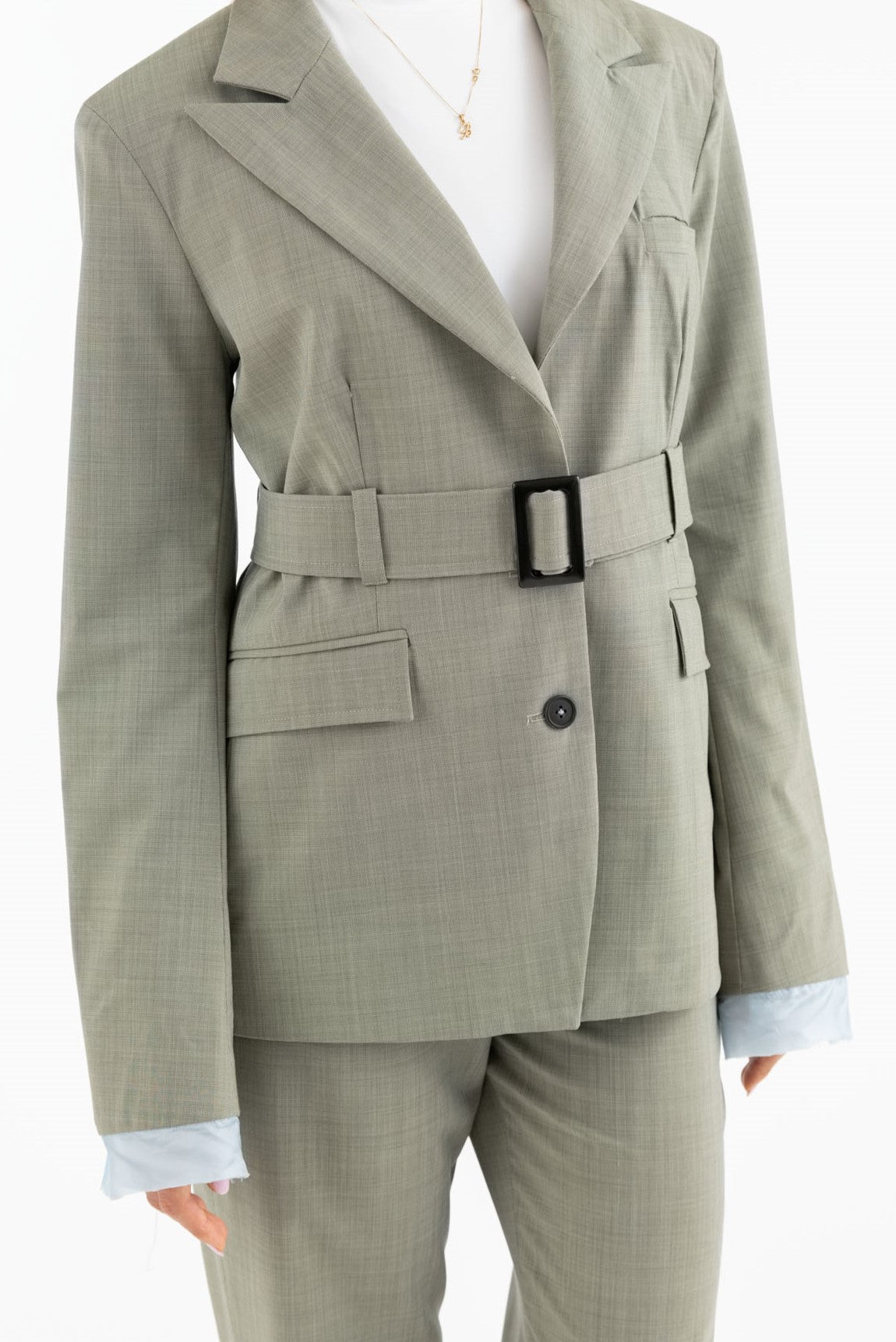 Blazer con cintura