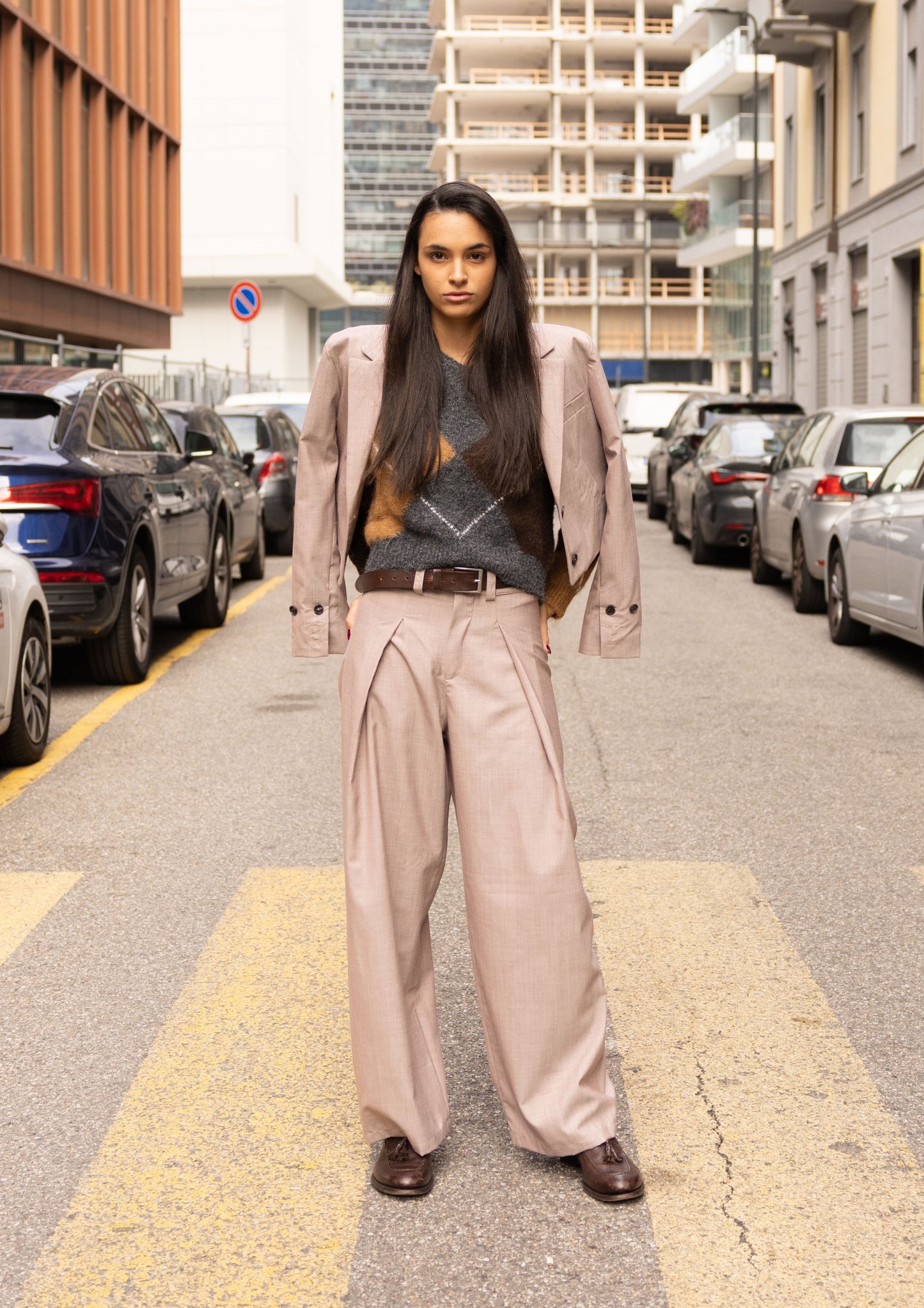 Pantalone con pinces