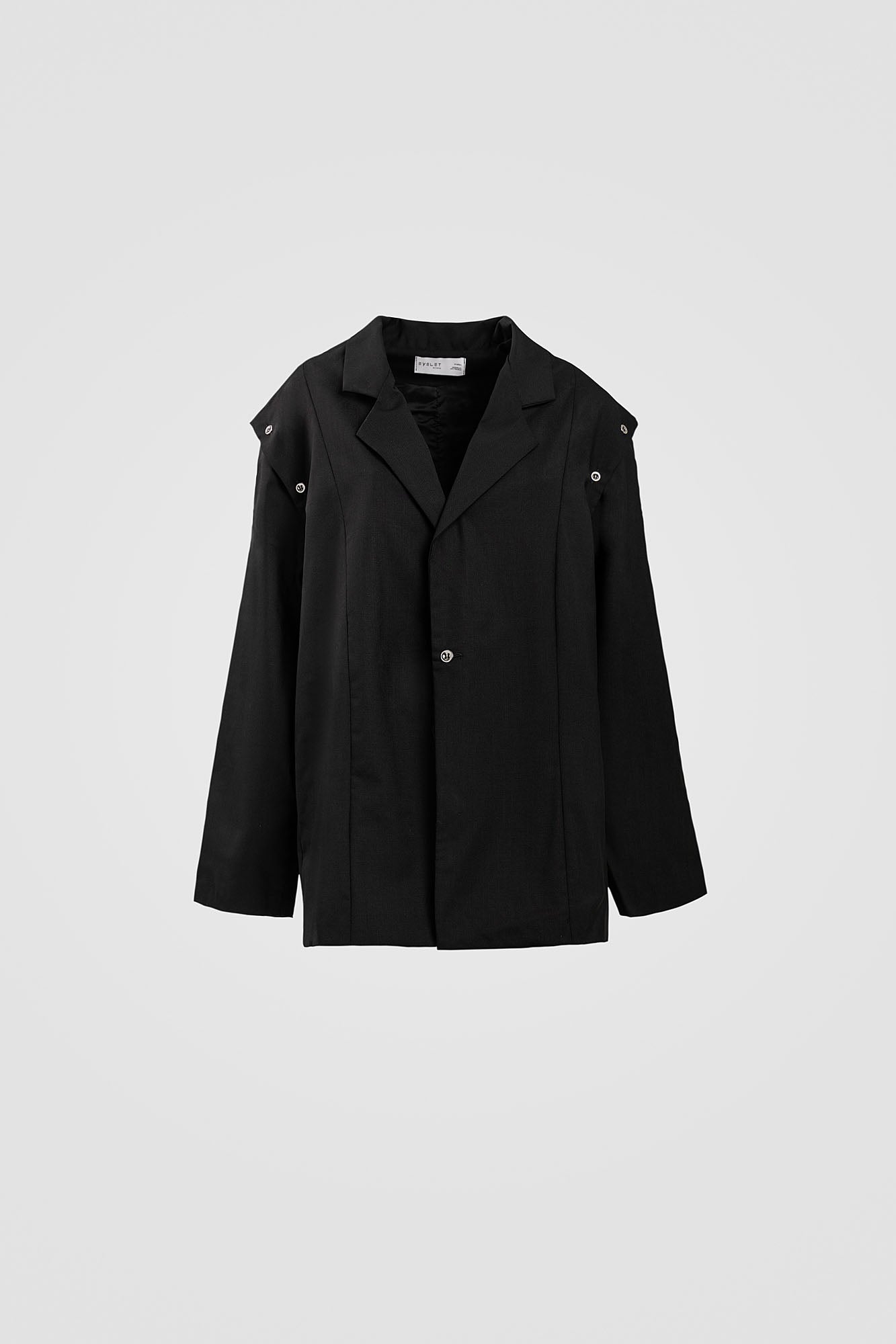 Blazer con maniche removibili