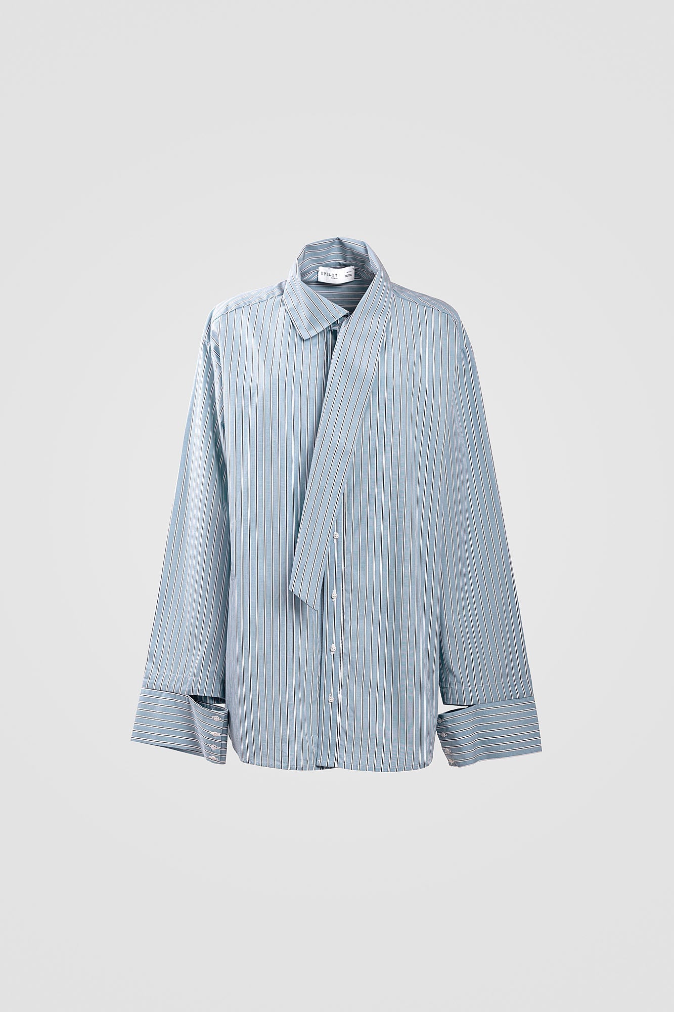 Camicia con Collo Asimmetrico