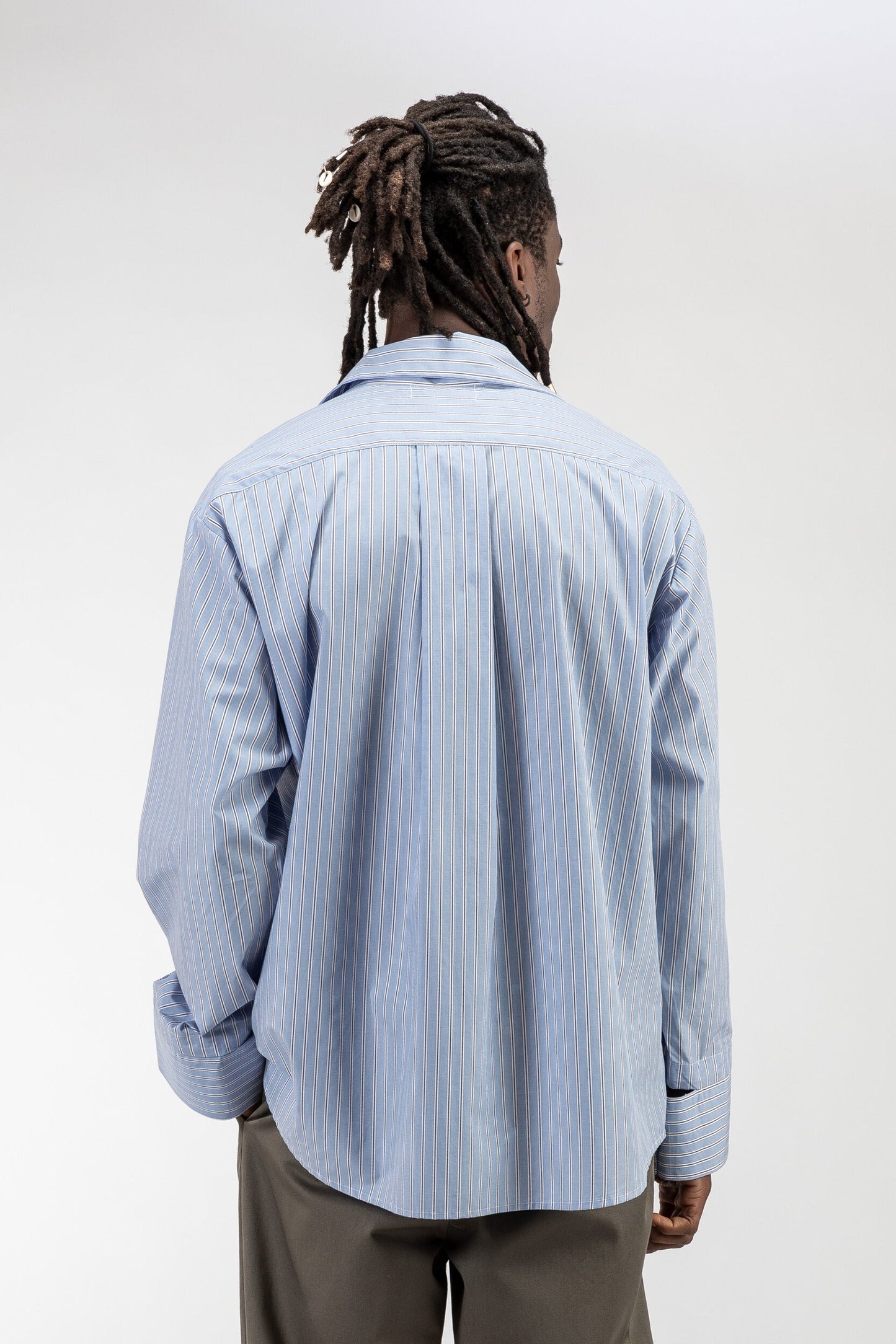 Camicia con Collo Asimmetrico
