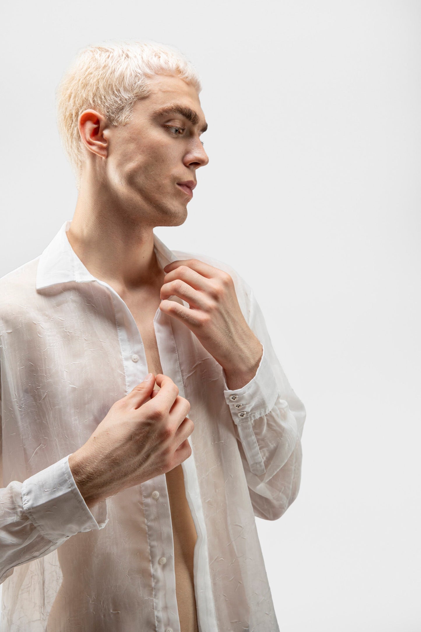 Camicia Semitrasparente