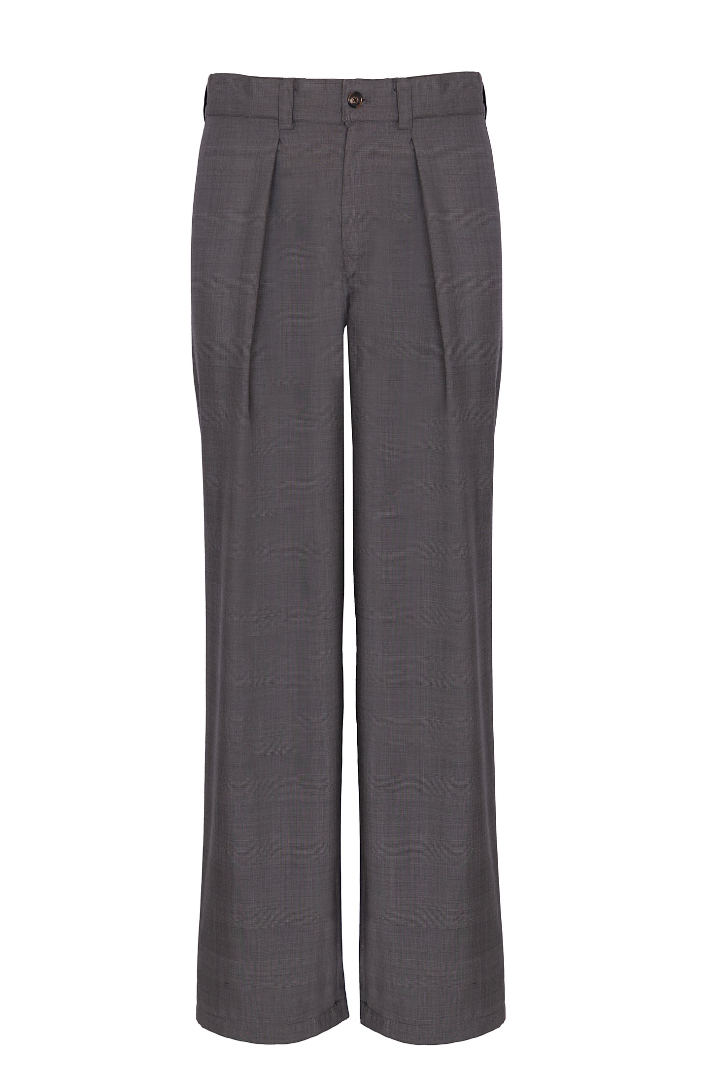 Trousers with pleats