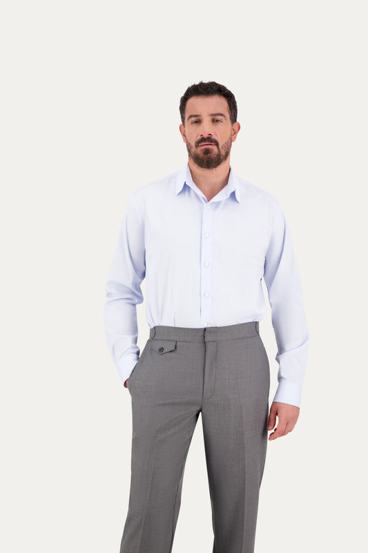 Camicia in cotone azzurra