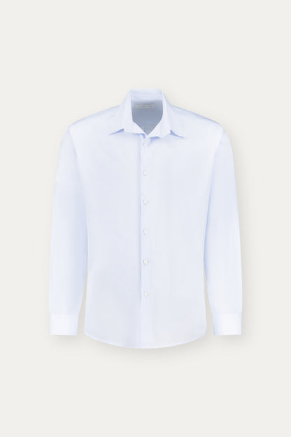 Camicia in cotone azzurra