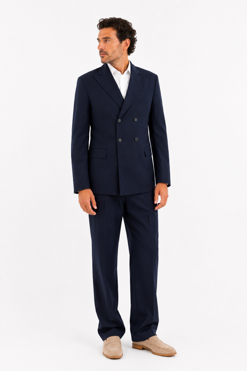Completo doppiopetto blu navy